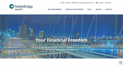 Desktop Screenshot of noblebridgewealth.com