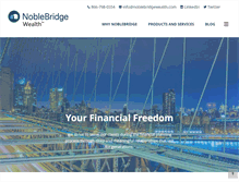 Tablet Screenshot of noblebridgewealth.com